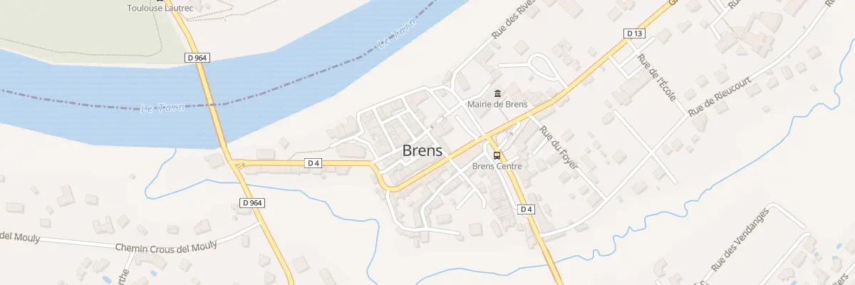 Plan du 5022 Rue de la Tour à Brens
