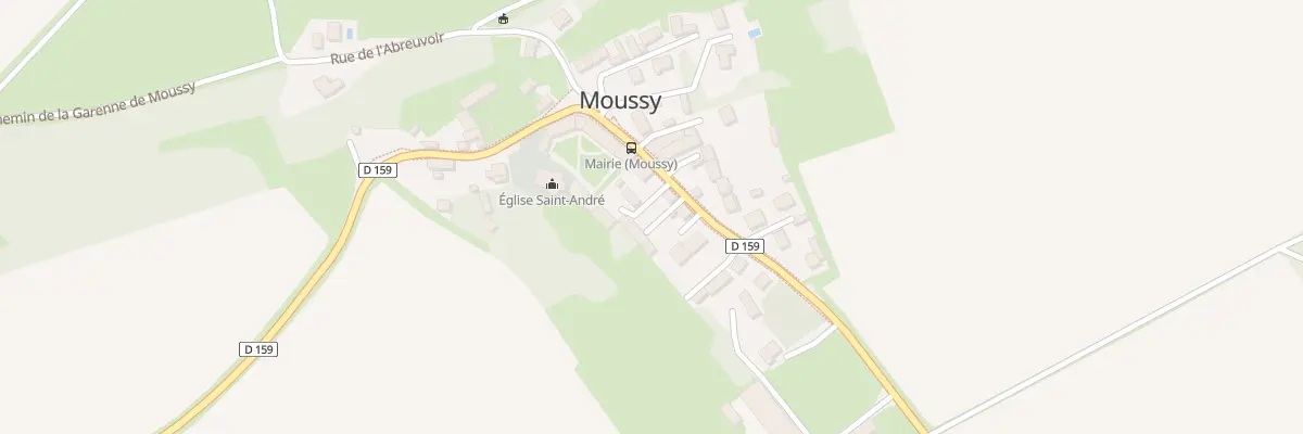 Plan du 6B Rue du Moulin Neuf à Moussy