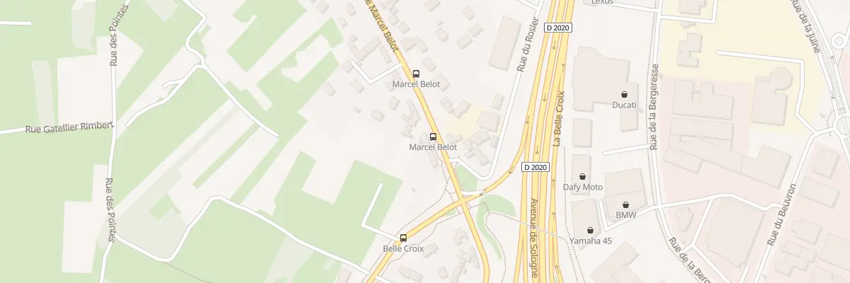 Plan du 2276 Rue Marcel Belot à Olivet