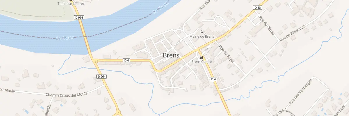 Plan du 5018 Gr Grand Rue à Brens