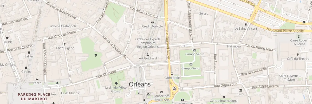 Plan du 9 Rue Emile Davoust à Orléans