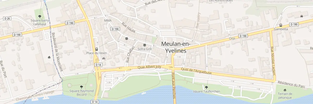 Plan du 15 Rue Vion d’Herouval à Meulan-en-Yvelines
