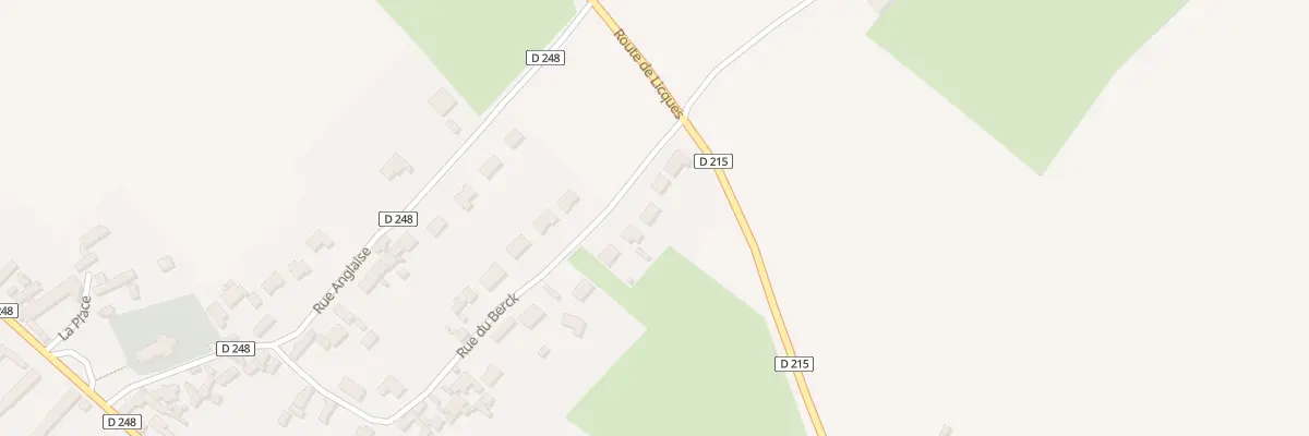 Plan du 330 Rue du Berck à Campagne-lès-Guines