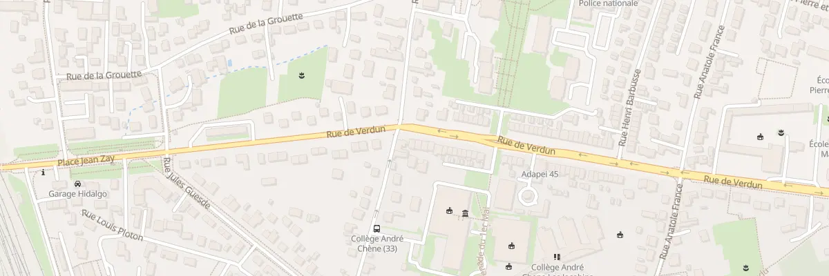 Plan du 87D Rue de Verdun à Fleury-les-Aubrais