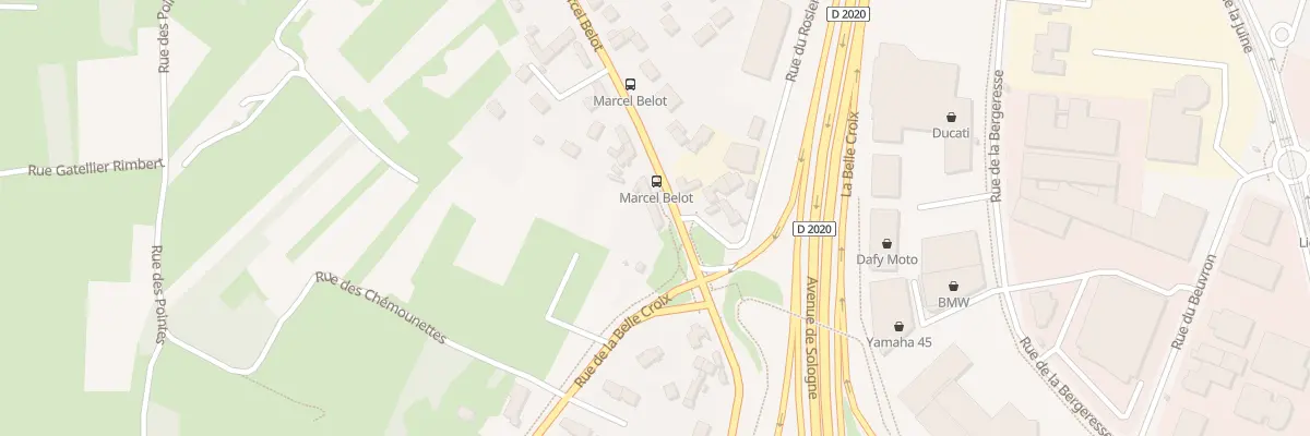 Plan du 2294 Rue Marcel Belot à Olivet