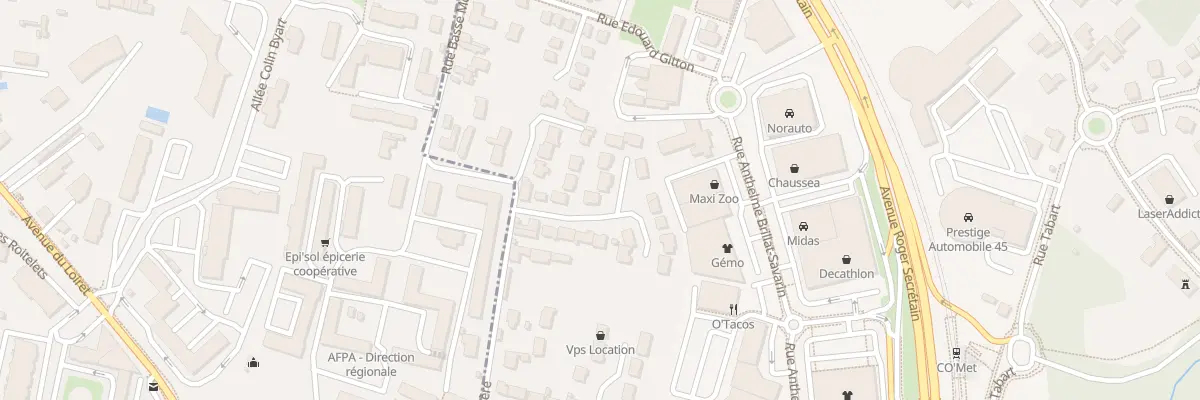 Plan du 9 Rue des Bougainvillées à Orléans