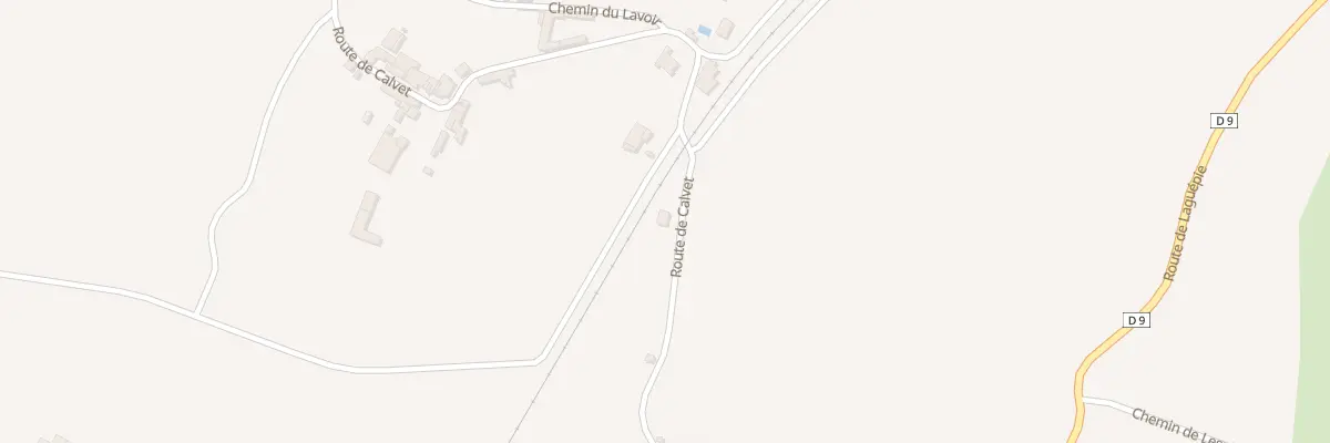 Plan du 467 Rte de Calvet au Riols
