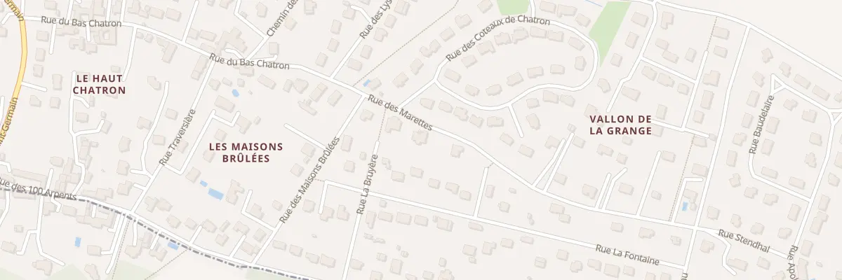 Plan du 1 Rue des Marettes à Saint-Germain-de-la-Grange