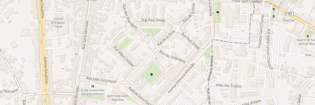 Plan du 17 Rue Jules Gouchault à Orléans