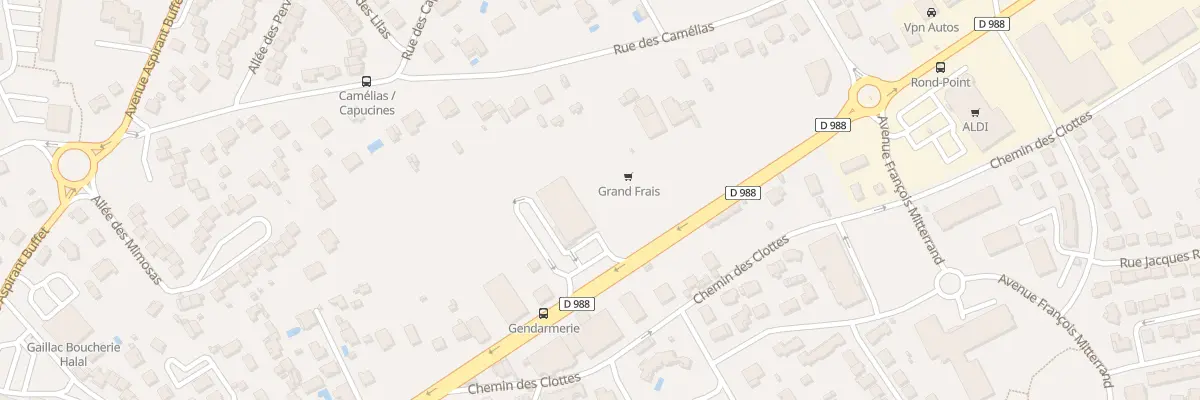 Plan du 24 Rue des Camélias à Gaillac
