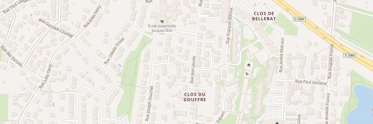 Plan du 91 Rue Jean Jaurès à Fleury-les-Aubrais