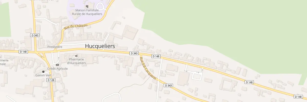 Plan du 11 Rue de la Longeville à Hucqueliers