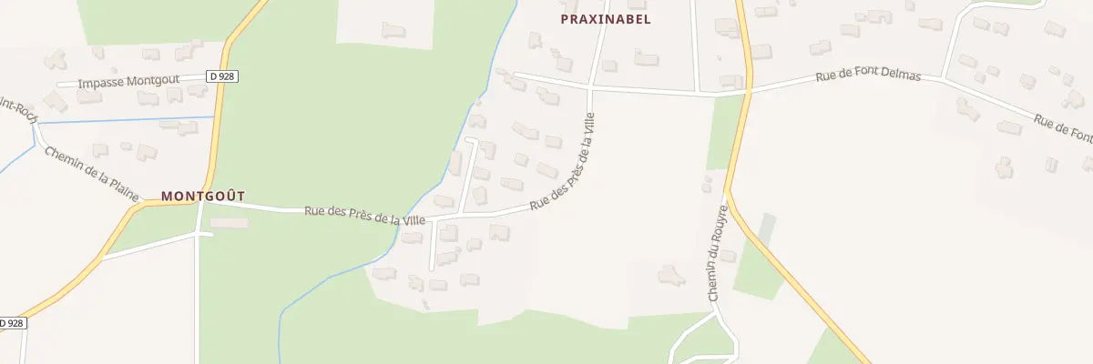 Plan du 20D Rue des Pres de la Ville à Léran