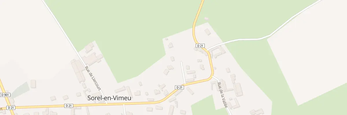 Plan du 5 Rue le Cornet à Sorel-en-Vimeu