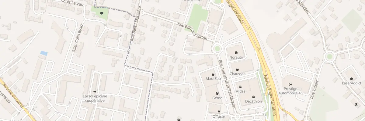 Plan du 15 Rue des Bougainvillées à Orléans
