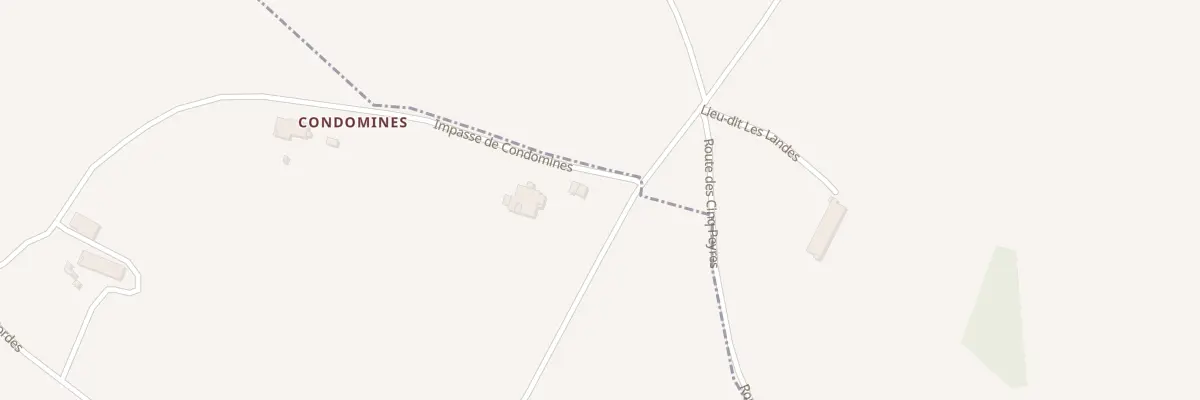 Plan du 5044 Condomines à Andillac
