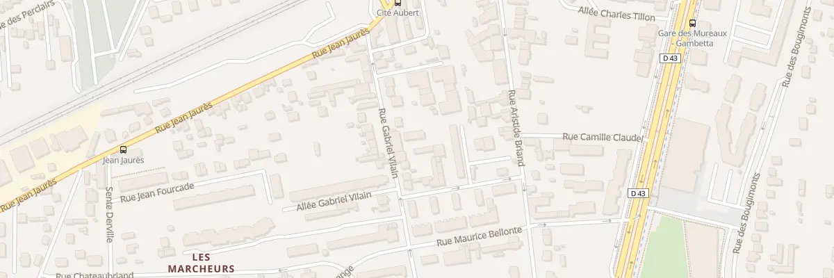 Plan du 17 Rue Gabriel Vilain aux Mureaux