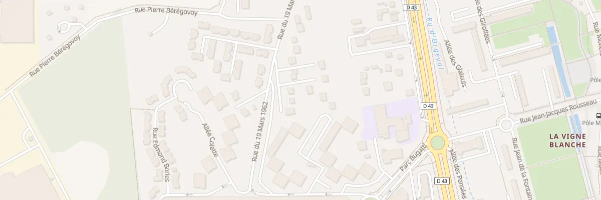 Plan du 31 Rue du 19 Mars 1962 aux Mureaux