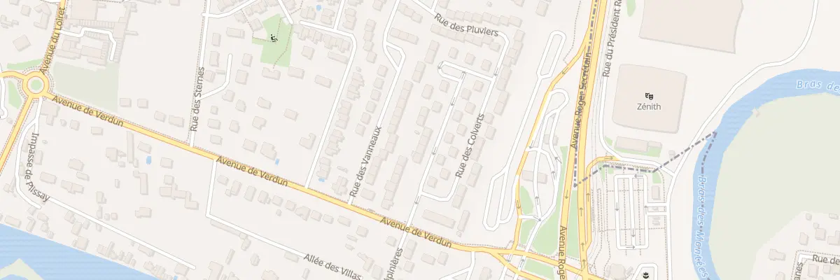 Plan du 388 Rue des Colverts à Olivet