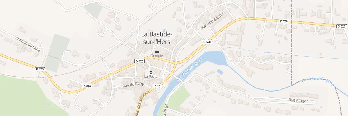 Plan du 3 Rue Jean Jaurès à La Bastide-sur-l’Hers