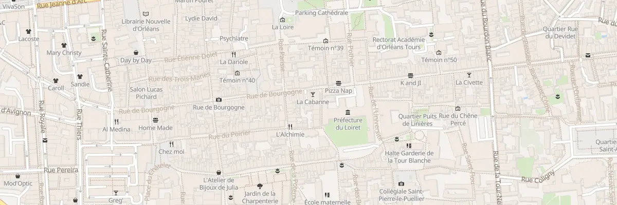 Plan du 195 Rue de Bourgogne à Orléans