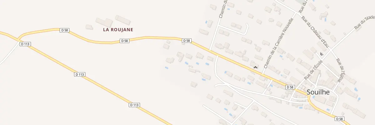 Plan du 21 Rue du Bari Long à Souilhe
