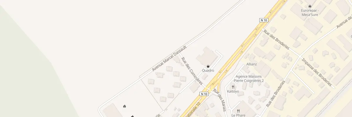 Plan du 7 Rue des Commeres à Coignières