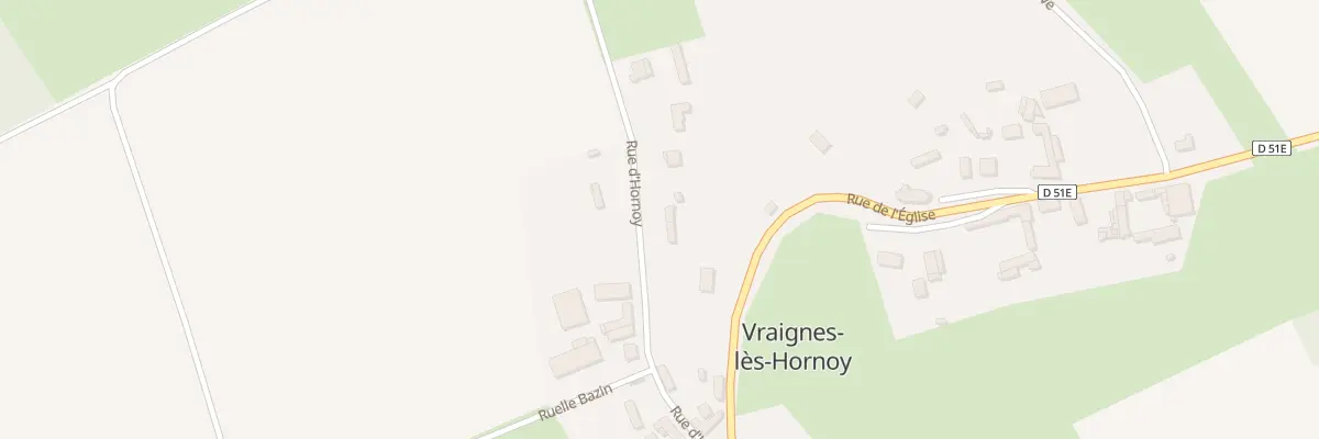 Plan du 5012 Le Village à Vraignes-lès-Hornoy