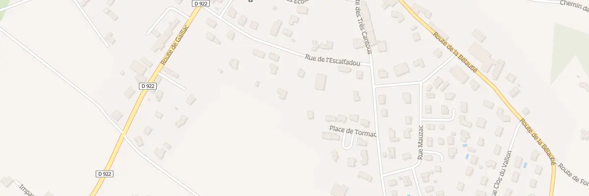 Plan du 14 Rue de l’Escalfadou à Cahuzac-sur-Vère
