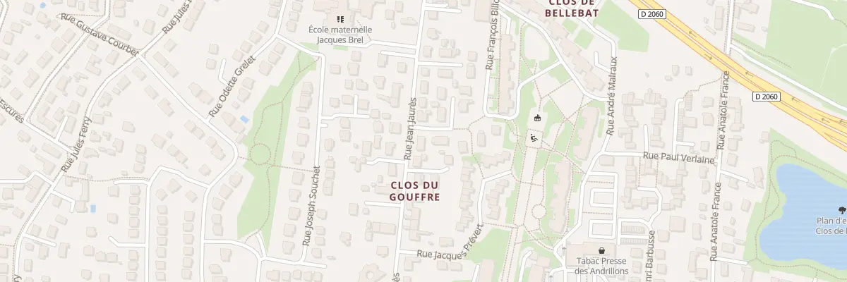 Plan du 86 Rue Jean Jaurès à Fleury-les-Aubrais