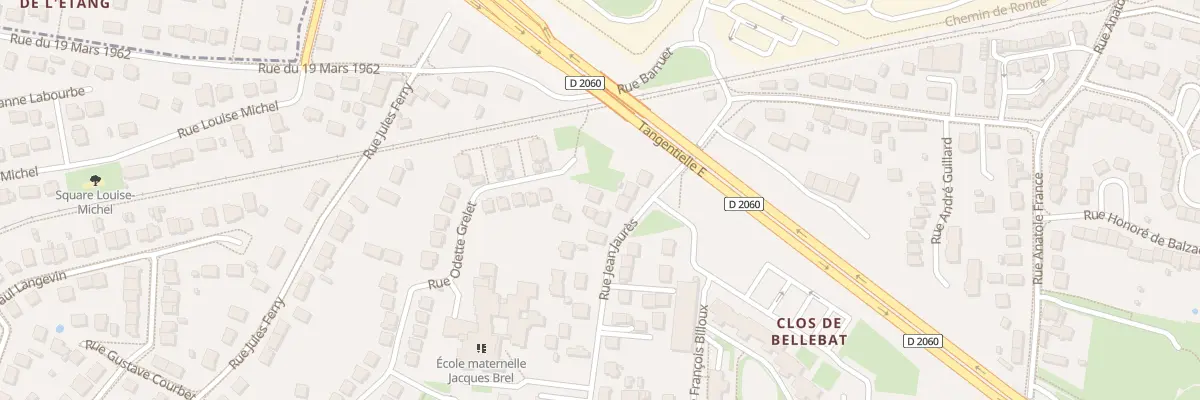 Plan du 105Q Rue Jean Jaurès à Fleury-les-Aubrais