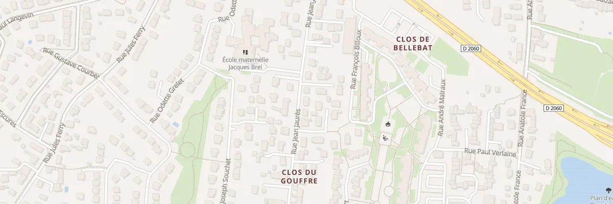 Plan du 90B Rue Jean Jaurès à Fleury-les-Aubrais