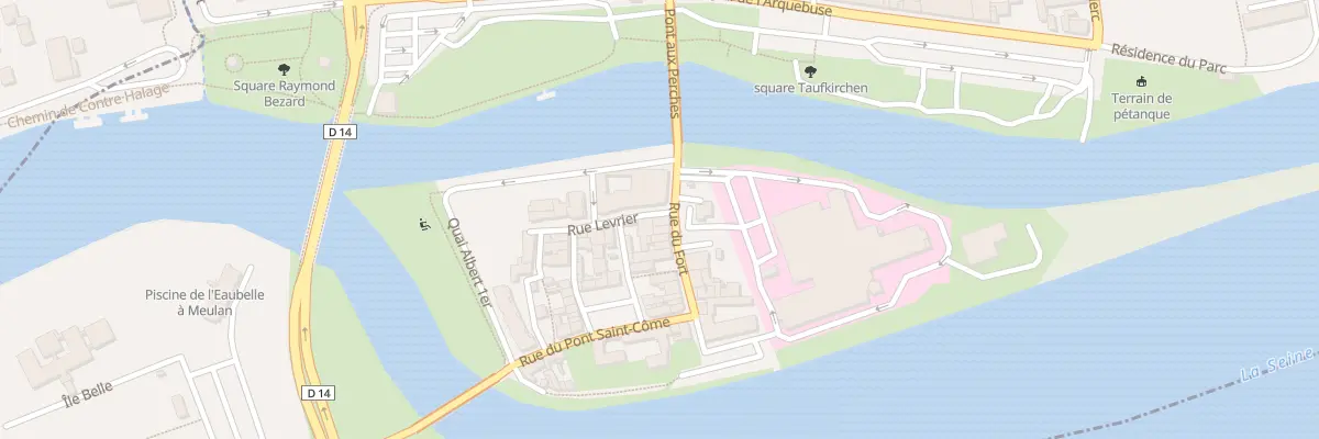 Plan du 4 Rue du Fort à Meulan-en-Yvelines
