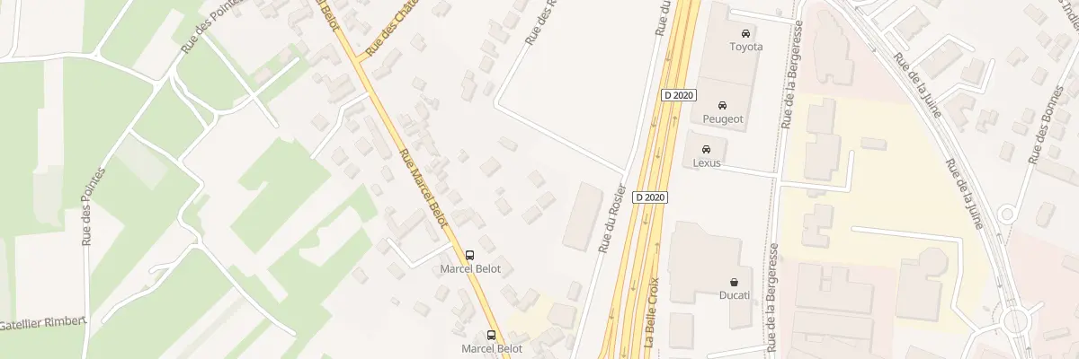 Plan du 2171 Rue Marcel Belot à Olivet