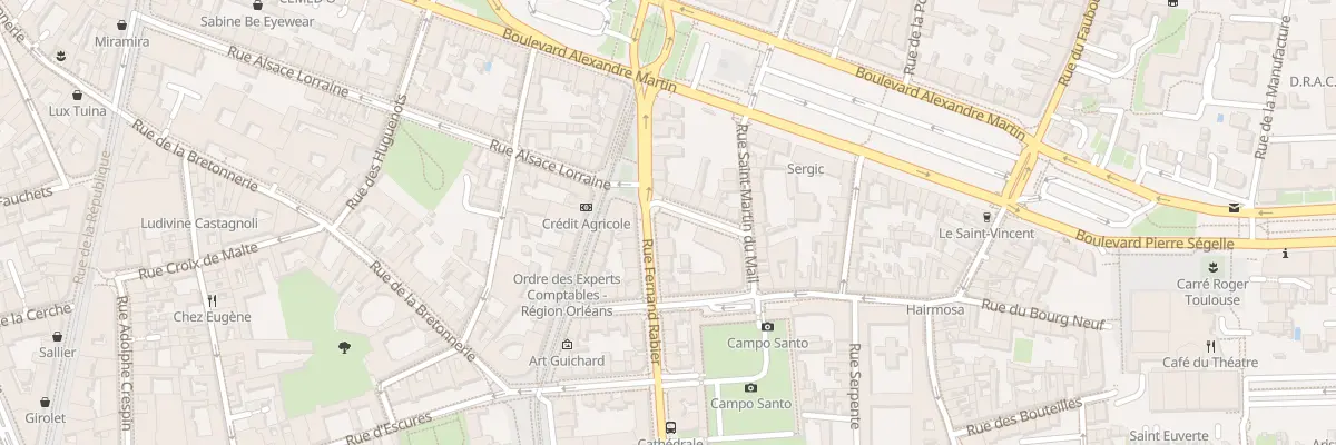 Plan du 5 Rue d’Alsace-Lorraine à Orléans