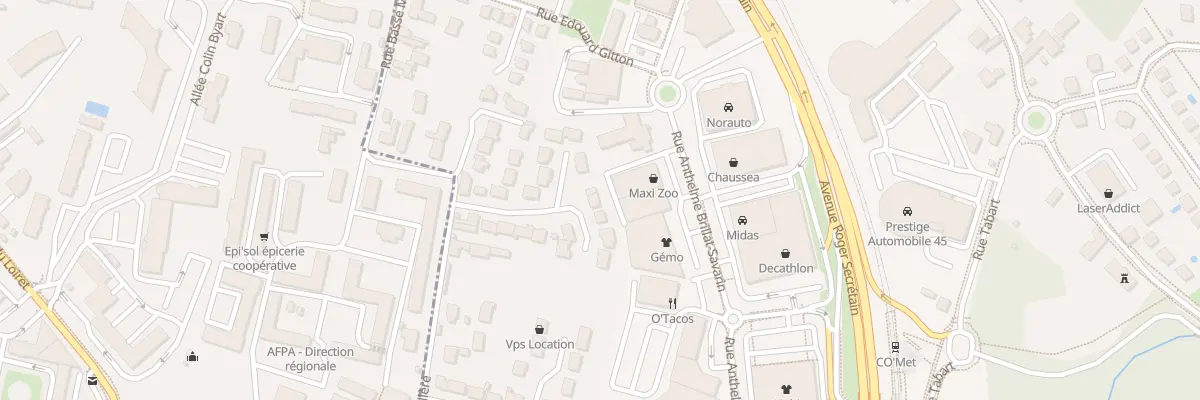 Plan du 23 Rue des Bougainvillées à Orléans