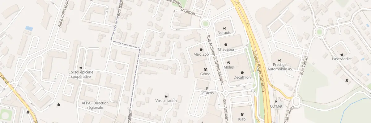 Plan du 25 Rue des Bougainvillées à Orléans