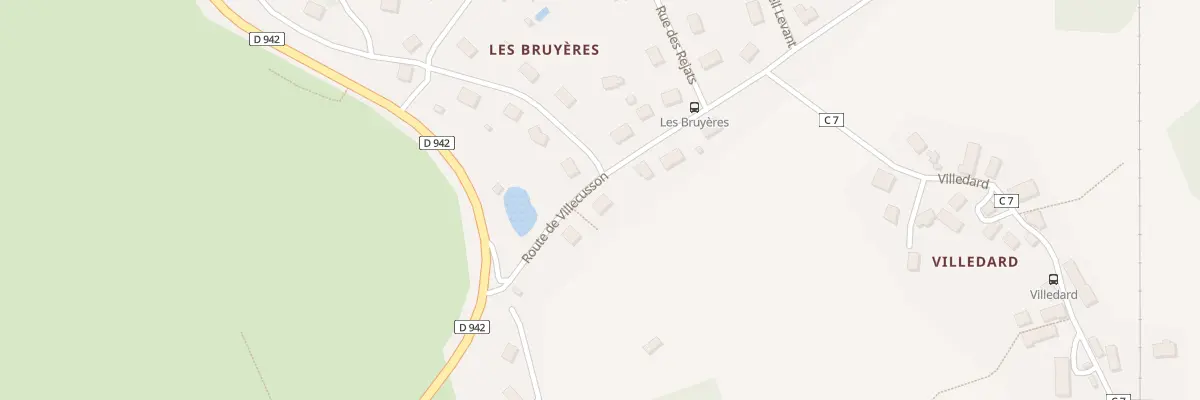 Plan du 39 Rte de Villecusson à Sainte-Feyre