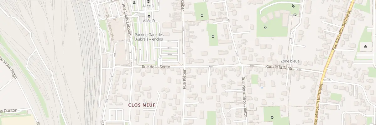 Plan du 40 Rue de la Sente à Fleury-les-Aubrais