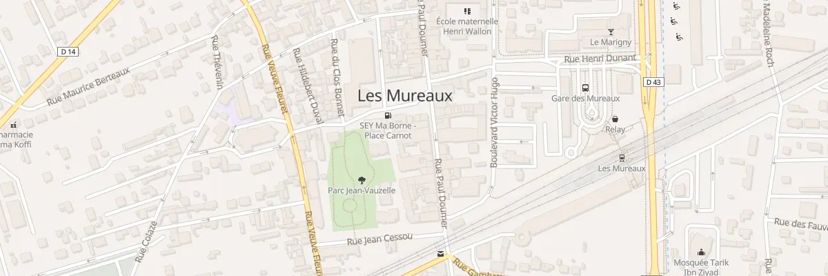 Plan du 90 Rue Paul Doumer aux Mureaux