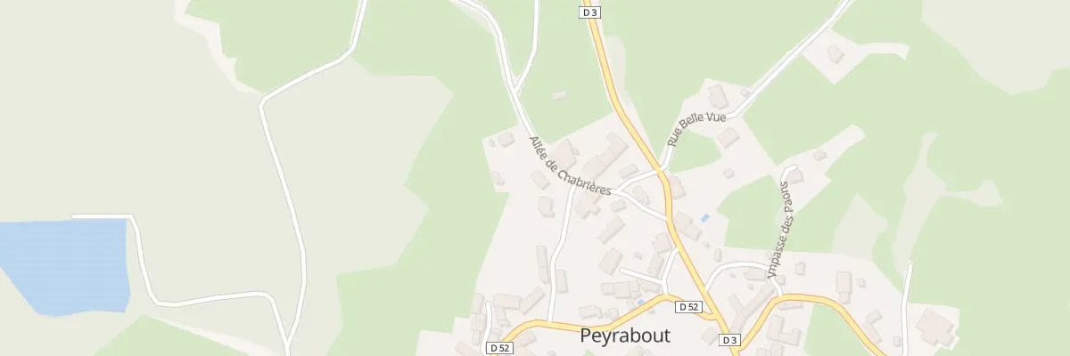 Plan du 3B All de Chabrieres à Peyrabout