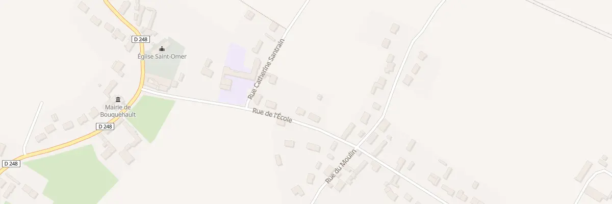 Plan du 15 Rue de l’Ecole à Bouquehault