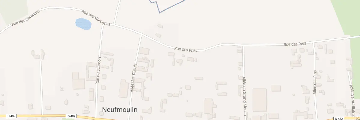 Plan du 210 Rue des Prés à Neufmoulin