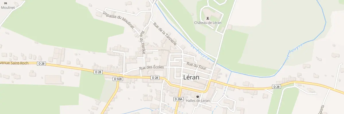 Plan du 1 Crs Saint-jacques à Léran