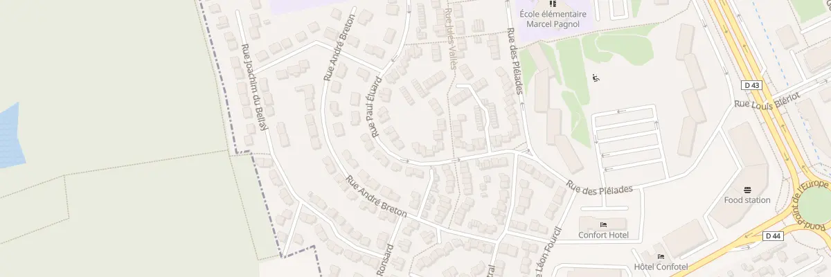 Plan du 24 Rue Paul Eluard aux Mureaux