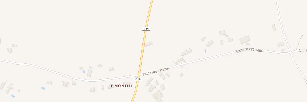 Plan du 226 La Corne à Montipouret