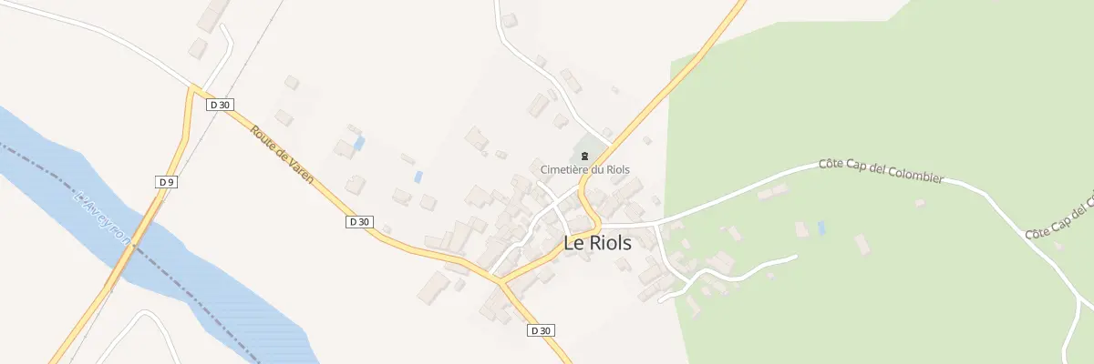 Plan du 5134 Le Riols au Riols