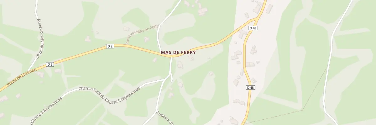 Plan du 5162 Mas de Ferry à Reyrevignes
