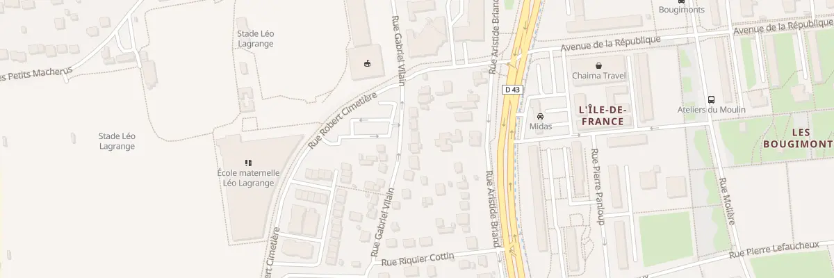 Plan du 79 Rue Gabriel Vilain aux Mureaux