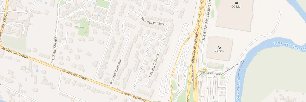 Plan du 171 Rue des Colverts à Olivet